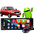 Kit Multimidia Android Carplay Fiat Uno 1994-2013 1 Din Bluetooth GPS 2-32GB Carplay + Câmera de Ré - Imagem 1