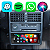 Kit Multimidia Android Carplay Fiat 1990-1994 1 Din Bluetooth GPS 2-32GB Carplay + Câmera de Ré - Imagem 2