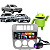 Kit Central Multimidia 1 Din Android Gol G4 2005-2008 GPS Google Siri CarPlay + Câmera de Ré - Imagem 3
