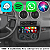 Kit Central Multimidia 1 Din Android Gol G4 2005-2008 GPS Google Siri CarPlay + Câmera de Ré - Imagem 2