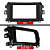 Moldura Painel 2 Din Nissan Frontier 2017-2023 para Multimidia - Imagem 2