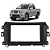 Moldura Painel 2 Din Nissan Frontier 2017-2023 para Multimidia - Imagem 1