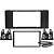 Moldura Painel Bmw X5 E39 1995-2006 2 Din para Multimídia - Imagem 4
