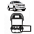 Moldura Painel 7 Polegadas Ford Ranger 12 13 14 15 16 para Multimídia - Imagem 1