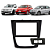 MOLDURA PAINEL GOL G5 08/12 7 E 9 POL C/MOLD 2 FUROS CENTRAL - Imagem 9