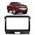 Moldura Painel Para Central Multimídia 9" Ranger XLS XLT/Limited 2017 a 2023 - Imagem 1