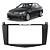 Moldura Painel 2 Din Mercedes C180 K C200 K 2007-2010 2 Din para Multimídia - Imagem 1