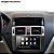 Moldura Painel 2 Din Mercedes C180 K C200 K 2007-2010 2 Din para Multimídia - Imagem 2