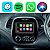 KIT MULTIMIDIA ANDROID 7" CAPTUR 17/22 RETRATIL 2DIN CARPLAY - Imagem 2