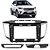 MOLDURA PAINEL CRETA 16/21 10 POL PRETO/PRATA PRETO HYUNDAI - Imagem 1