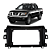 MOLDURA PAINEL FRONTIER 17/25 9 POL PRETO NISSAN - Imagem 1