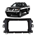 MOLDURA PAINEL FRONTIER 17/25 9 POL PRETO NISSAN - Imagem 2