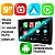 KIT MULTIMIDIA ANDROID 9" ARGO 18/23 PRETO FIAT CARPLAY ANDR - Imagem 2