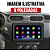 Kit Moldura Painel Duster 20/24 10 e 9 Pol Preto Renault+ R - Imagem 2