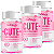 Kit com 3 Cute suplemento alimentar 60 Cápsulas 400mg 30gr - Imagem 1