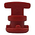 EMBOLO SEGURANÇA DE NYLON VERMELHO CRISTÓFOLI - Imagem 1