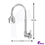 Torneira Gourmet Flexível Parede Luxo 1/4v COD-1129-7 - Imagem 4