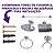 Kit Acessórios para Banheiro 5 peças Aço inox cod02 - Imagem 4