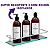 Kit 2 Porta Shampoo Reto Alumínio Com Base De Vidro COD-113 - Imagem 3