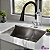 Torneira Cozinha Flexível Filtro Bancada Luxo Preto Jato Duplo Cone C-66 COD-1001-8 - Imagem 6