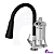 Torneira De Cozinha Flexível Filtro Bancada Luxo Preto Jato Duplo Cone 1/4 De Volta - Imagem 1