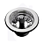 Válvula Pia Americana Aço Inox 3" 1/2  COD-243 - Imagem 1