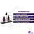 Kit 2 Porta Shampoo Reto Com Vidro Fumê - Imagem 5