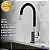 Torneira De Cozinha Slim Flexível Quadra Bancada Preto 1/4v - Imagem 10