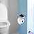 Papeleira Porta Papel Higiênico Com Prateleira Vidro Para Celular ou Decoração - Imagem 6