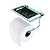 Papeleira Porta Papel Higiênico Com Prateleira Vidro Para Celular ou Decoração - COD-133 - Imagem 1