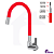 Torneira De Cozinha Slim Flexível Parede Vermelha 1/4 De Volta - Imagem 6