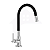 Torneira Flexível Gourmet Bancada Preta Luxo 1/4v COD-1129-8 - Imagem 5