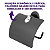 Papeleira Preto Fosco Parede Inox cod 24 - Imagem 4