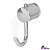 Cabide Luxo Super Ou Porta Toalha luxo Gancho Cromado - Imagem 1