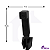 Ducha Higiênica Preto Fosco Quadrada 100% Metal Lavabo Luxo - Imagem 3