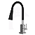 Torneira Cozinha Gourmet Quadrada Bancada Flexível Preta Duplo Jato COD-1070-7 - Imagem 1