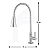 Torneira de Cozinha Gourmet Bancada Pia Flexível 1/4 de Volta Cromada ABS COD-3032-8 - Imagem 3