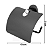Kit Acessórios Para Banheiro Black Aço Inox 5 Peças Stander Preto Fosco - Imagem 5