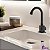 Torneira de Lavabo Banheiro Black Preta Prata Luxo Metal Moderna COD-1181-8 - Imagem 6
