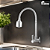 Torneira Gourmet de Cozinha Parede Flexível 1/4 de Volta Cromada ABS COD-3029-7 - Imagem 2