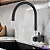 Torneira Gourmet Cozinha Parede Mesa Pia Flexível Preta Abs - Imagem 2