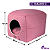 Caminha Pet Toca Iglu 3 EM 1 Cama Para Cães e Gatos Com Almofada - Imagem 6