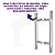 Puxador Para Porta Alumínio Tubular Escovado Tamanho 30 cm COD-116-30 - Imagem 4
