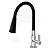 Torneira Gourmet Mesa Color Preta Flexível 2 Jatos Luxo COD-1125-8 - Imagem 1
