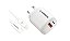 KIT CARREGADOR KT652 - USB x TYPE-C - PD COM CABO LIGHTNING - Imagem 2