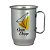 Caneca Chopp de Alumínio 400 ml Personalizada com Foto, Logo - Imagem 2