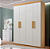 Guarda-roupa 4 Portas Branco Colibri D'doro - Imagem 2