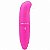 VIBRADOR PONTO G AVELUDADO COR ROSA - Imagem 1