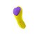 PLEASURE PANTY NA COR AMARELO - VIBRADOR DE CALCINHA - Imagem 3