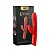 EXTASE - VIBRADOR VAI E VEM COM ESTÍMULO CLITORIANO - COR VERMELHO - Imagem 1